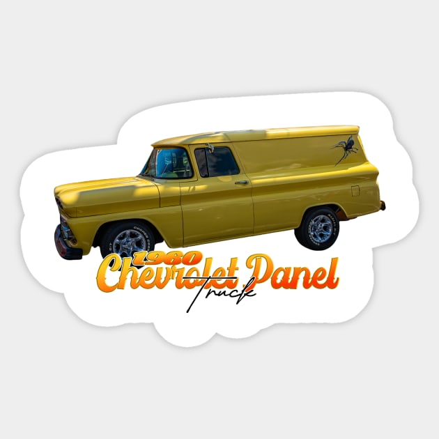 1960 Chevrolet Panel Truck Sticker by Gestalt Imagery